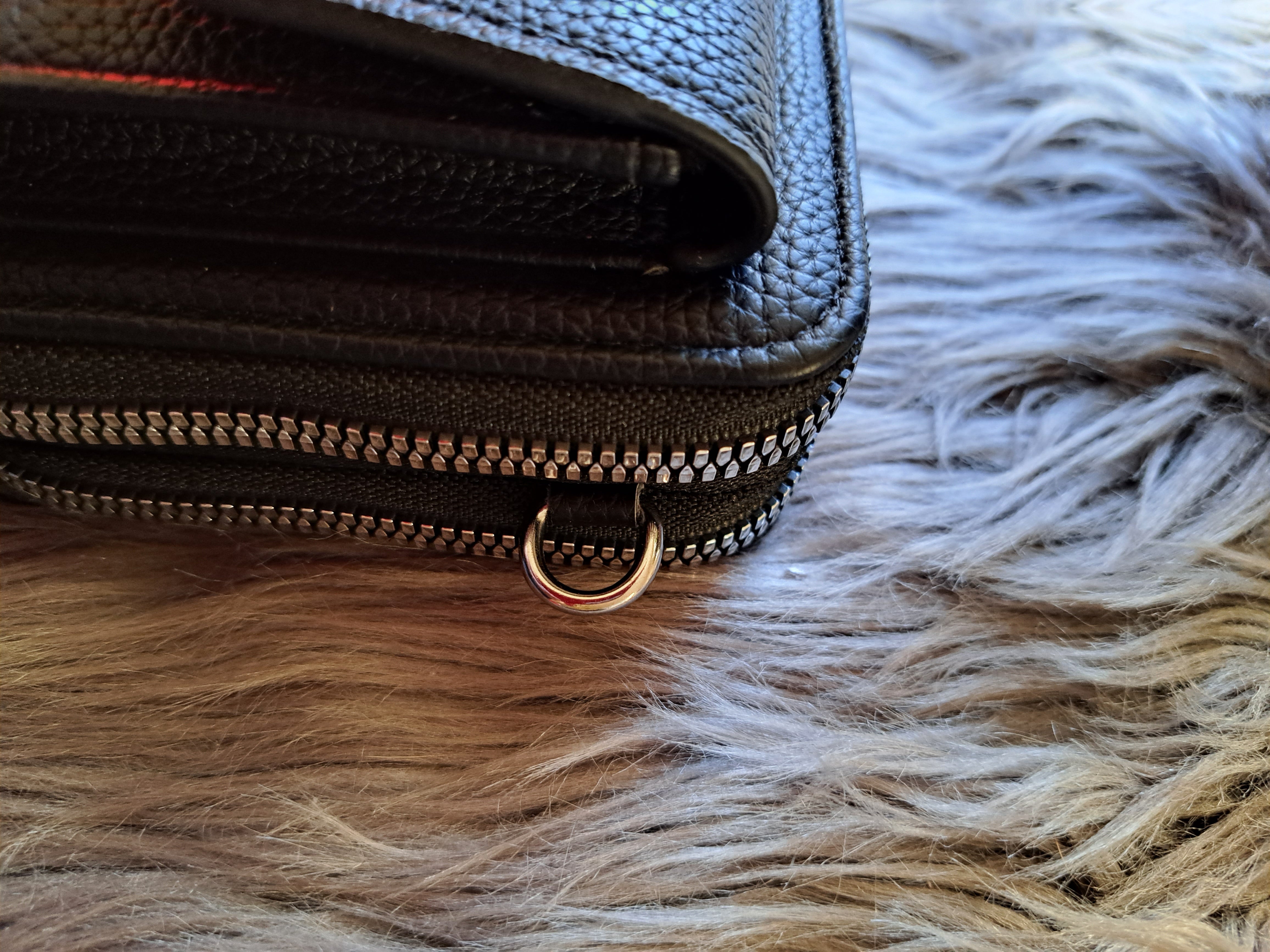 Handy-Handtasche mit Geldbörse schwarz