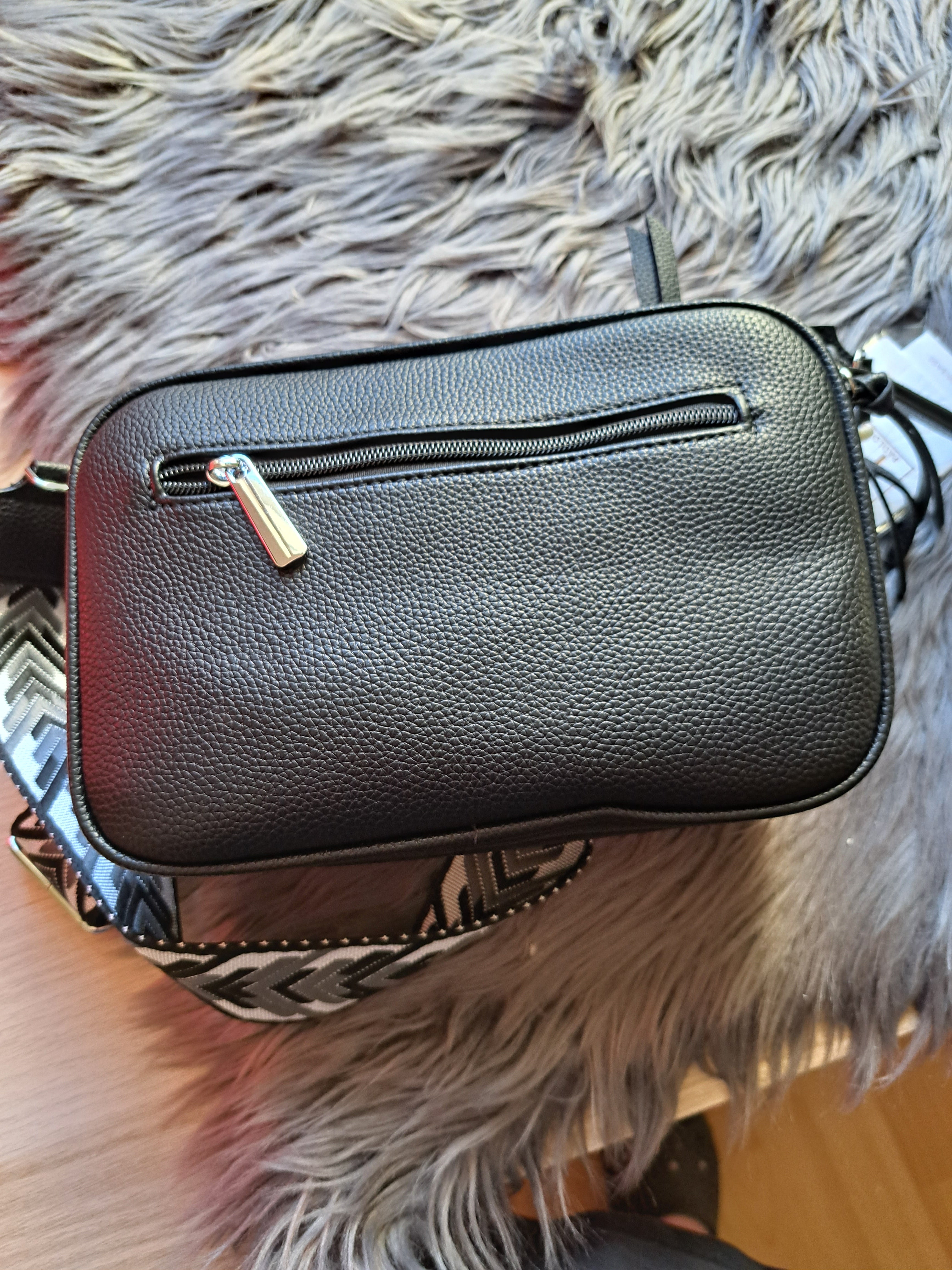 PAOLO BAGS Handtasche Modell 14 schwarz