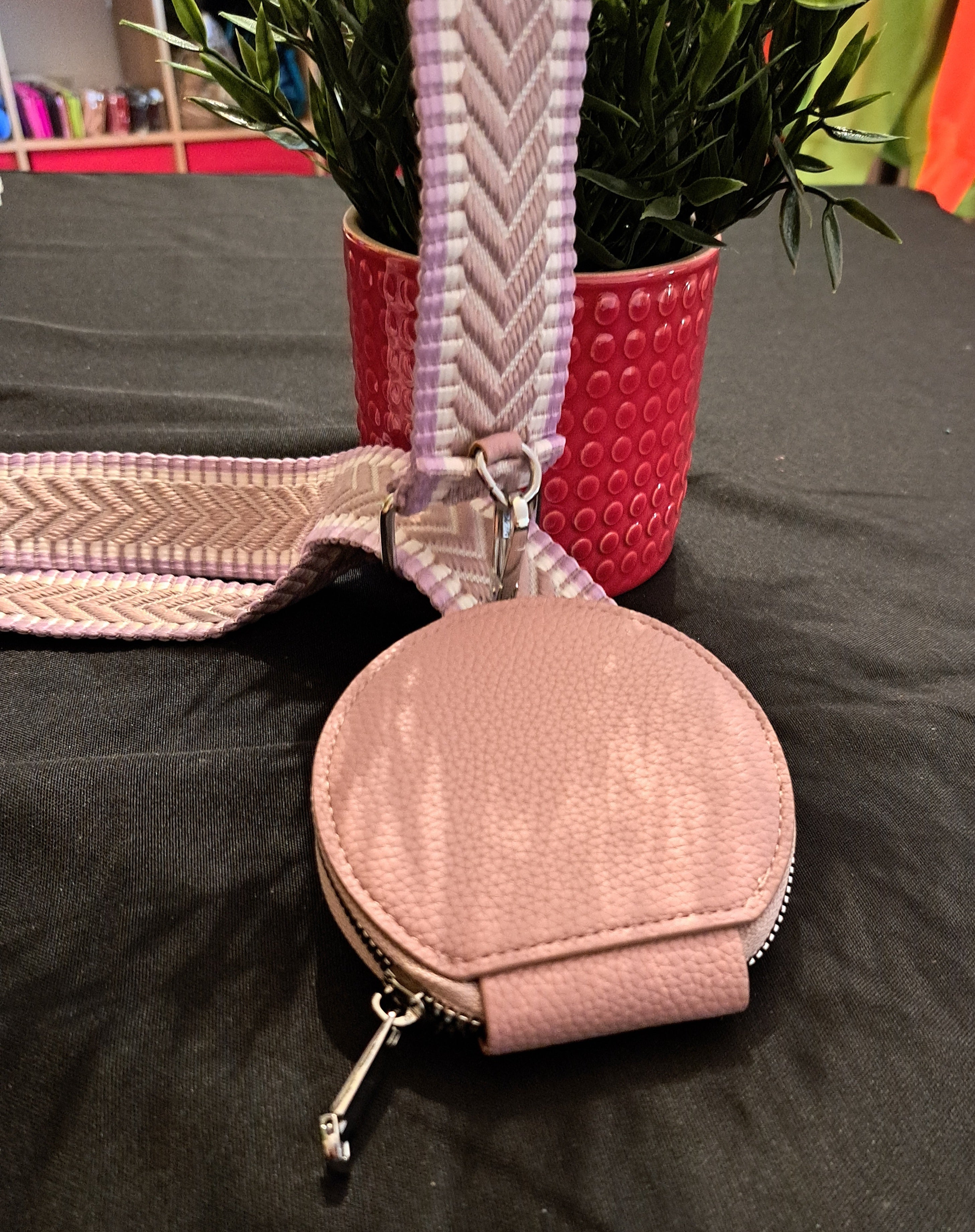 Handy-Handtasche mit Geldbörse Rosa