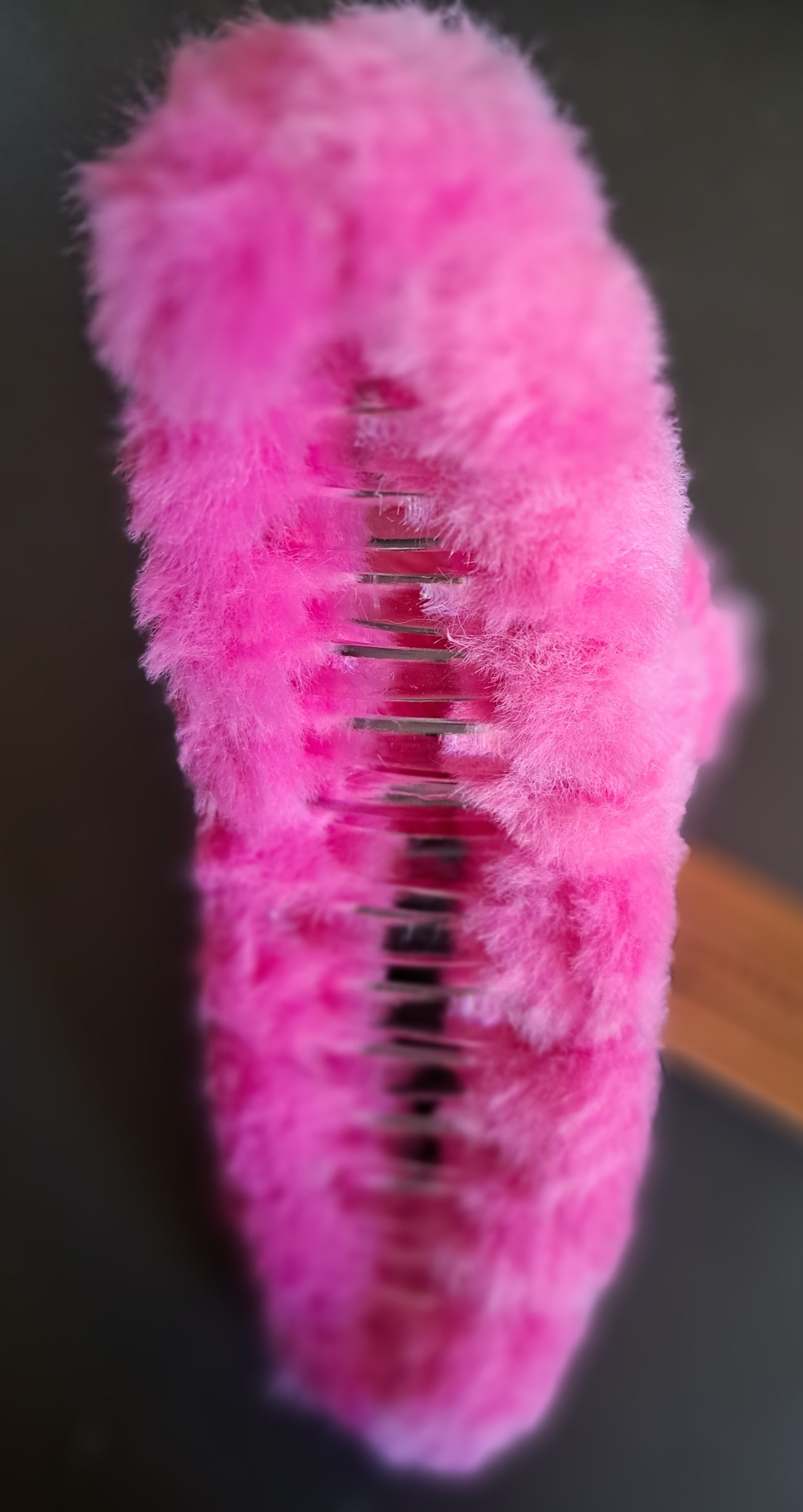 Haarklammer Teddy Pink