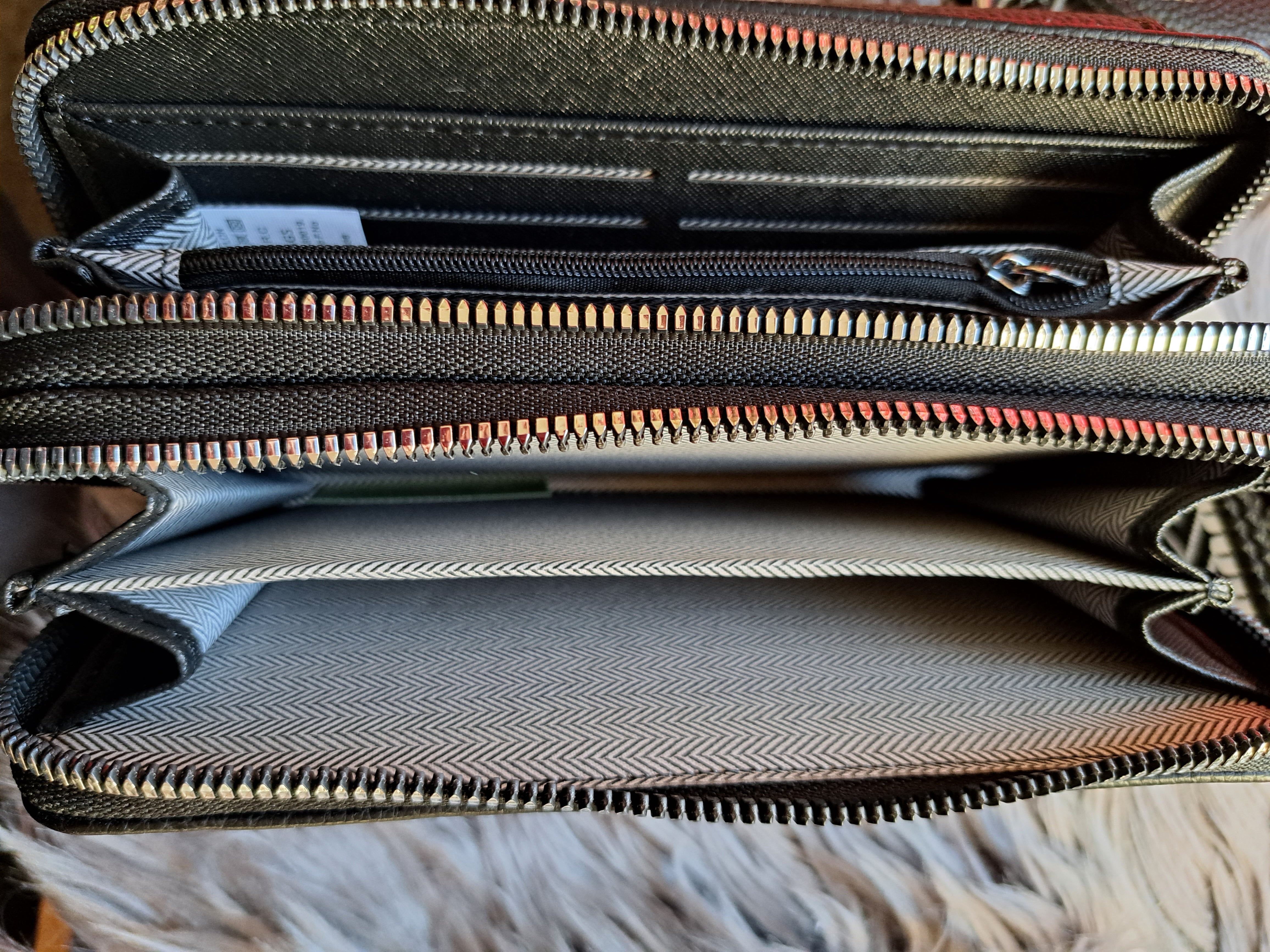 Handy-Handtasche mit Geldbörse schwarz