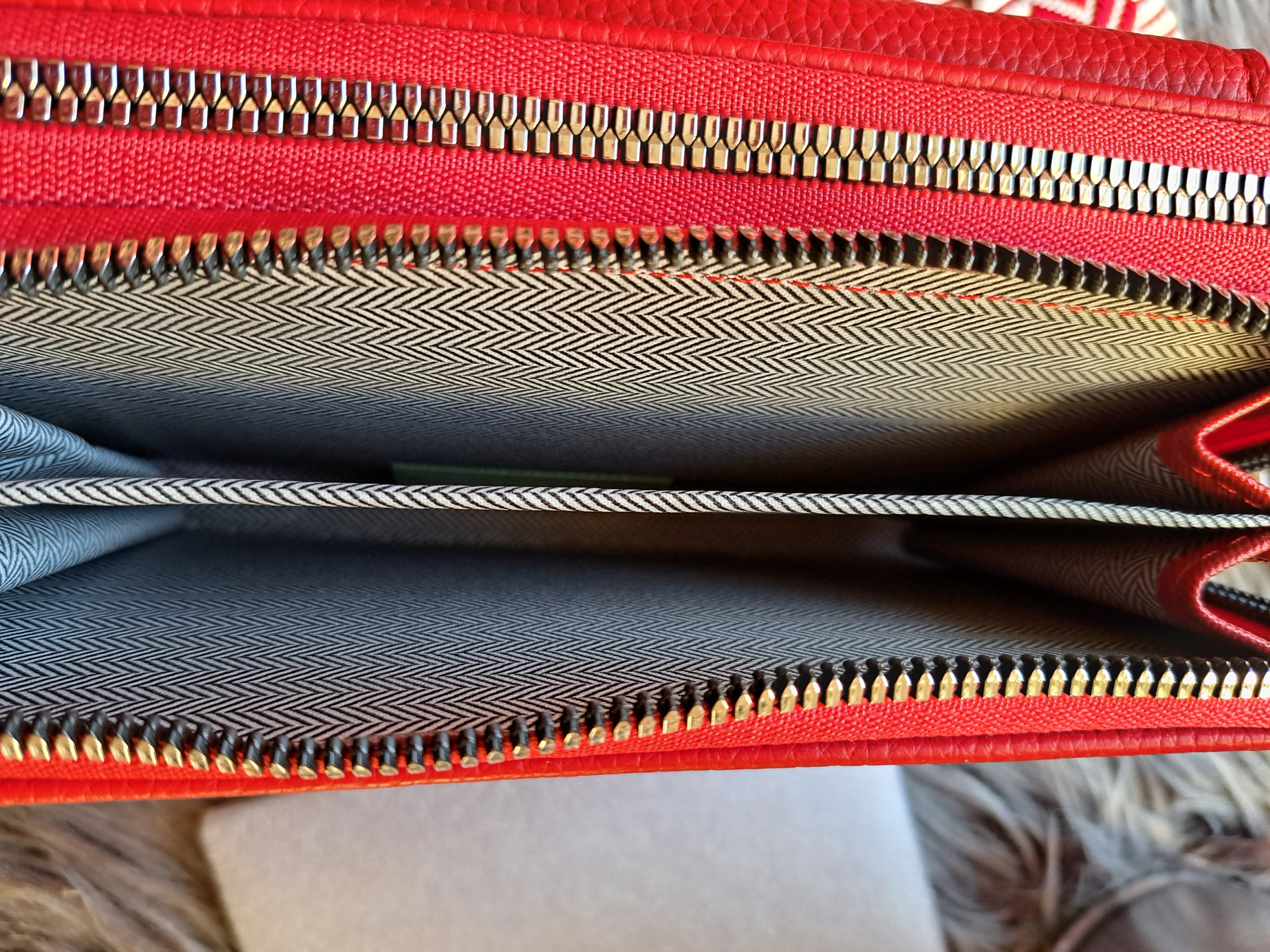 Handy-Handtasche mit Geldbörse rot