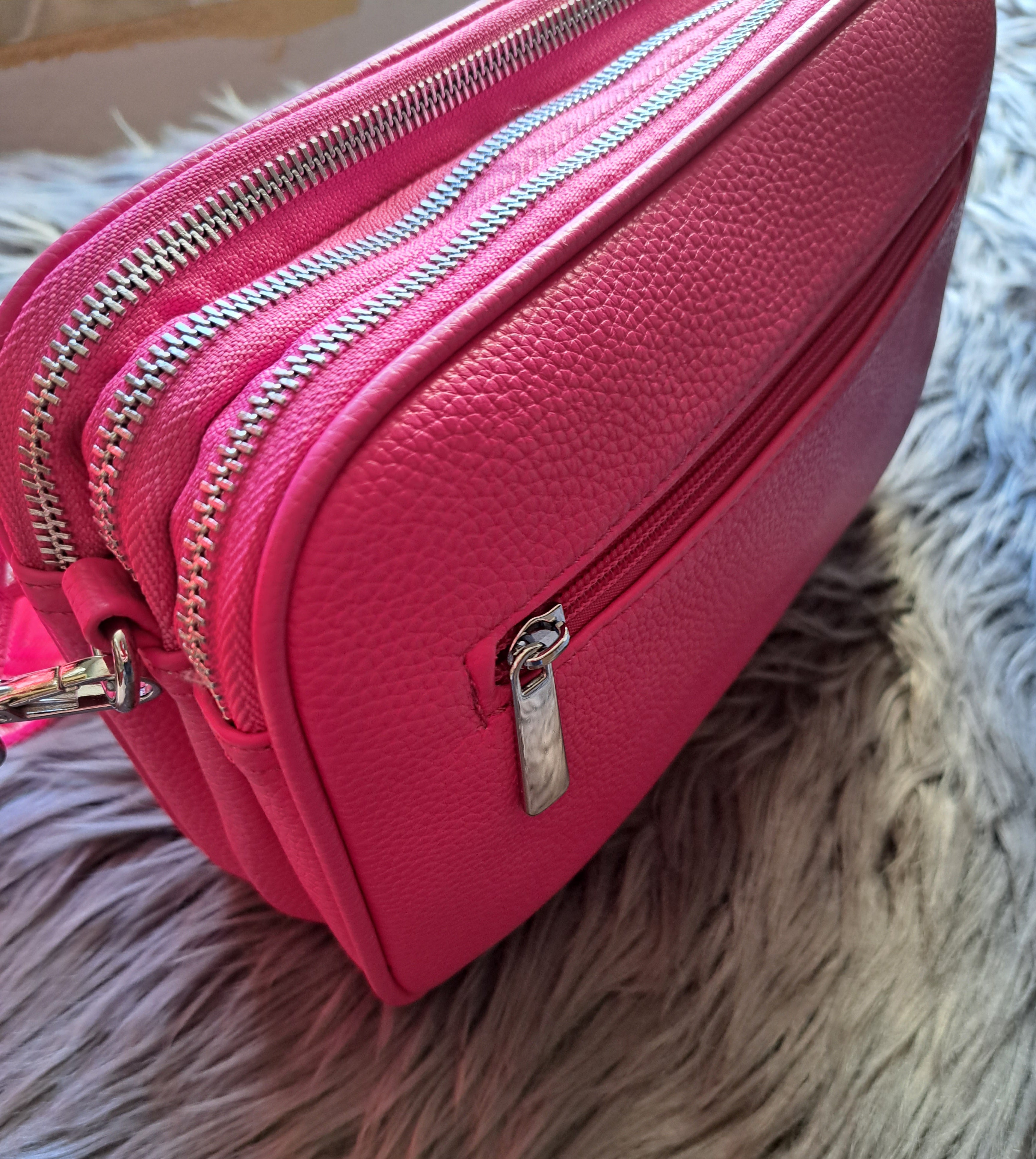 PAOLO BAGS Handtasche Modell 14 Pink