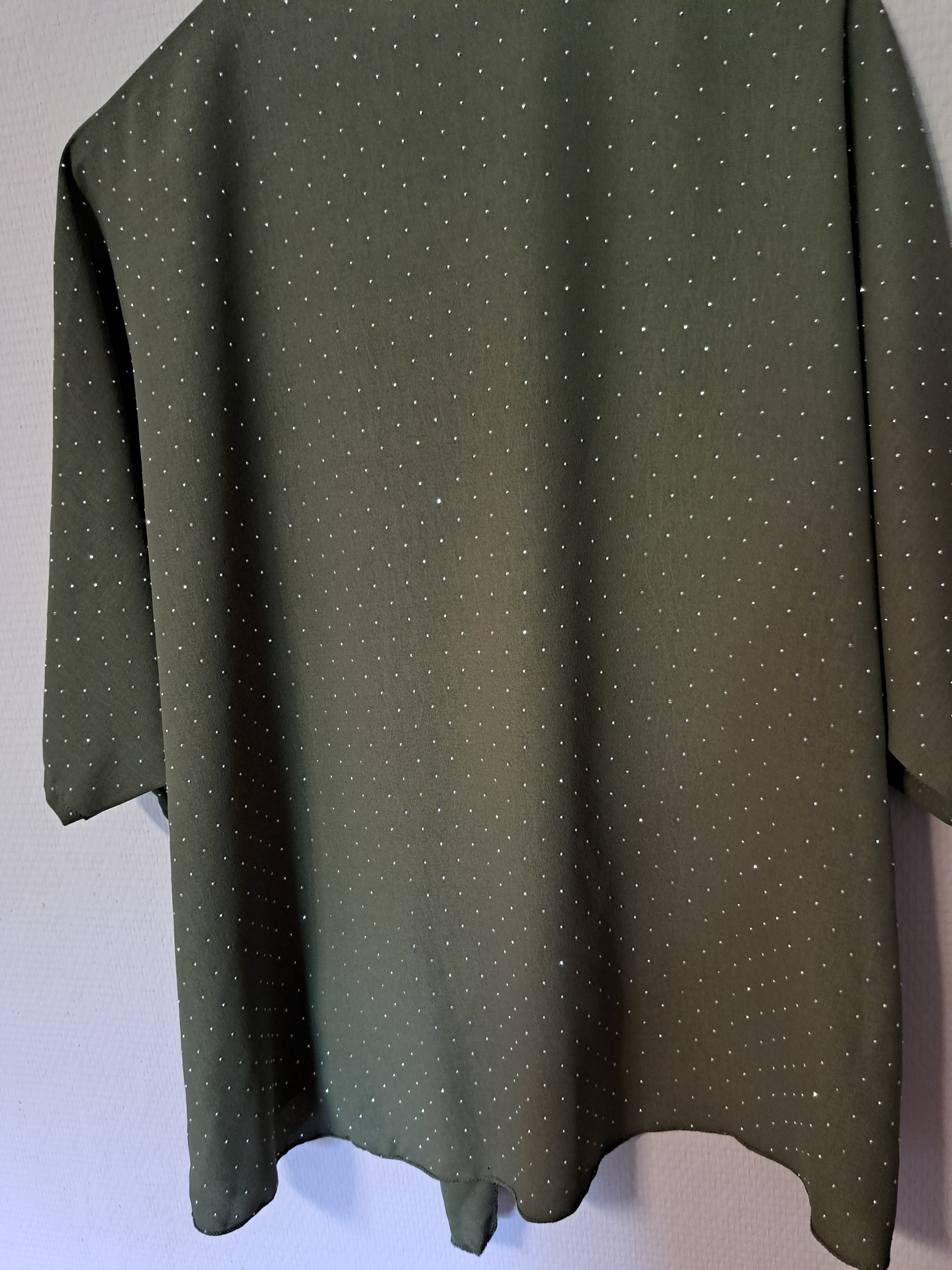 Glitzer Tunika Olive