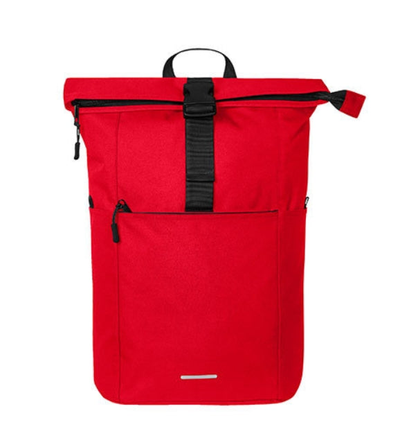 Roll-Top Rucksack rot
