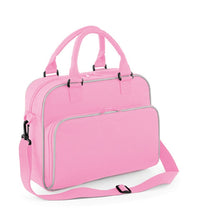 Retro Schultertasche  Pink/Light Grey