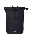 Roll-Top Rucksack schwarz
