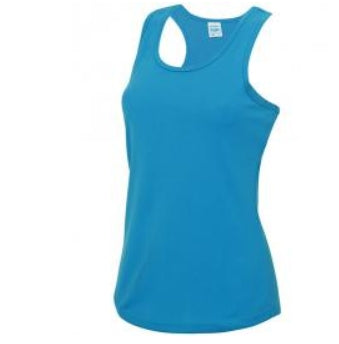 Womens Top Sappire Blue Neon