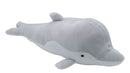 Delphin Plüsch grau