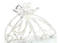 Haarklammer Modell Butterfly silber