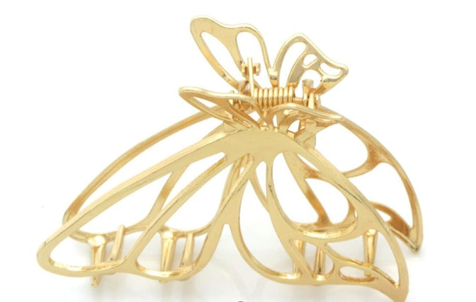 Haarklammer Butterfly goldig