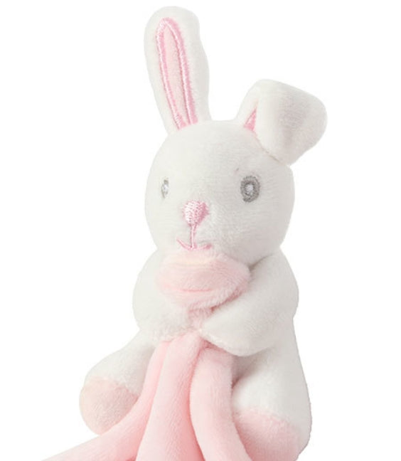 Hase mit Babydecke Rosa