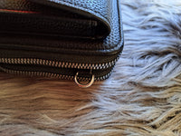 Handy-Handtasche mit Geldbörse schwarz