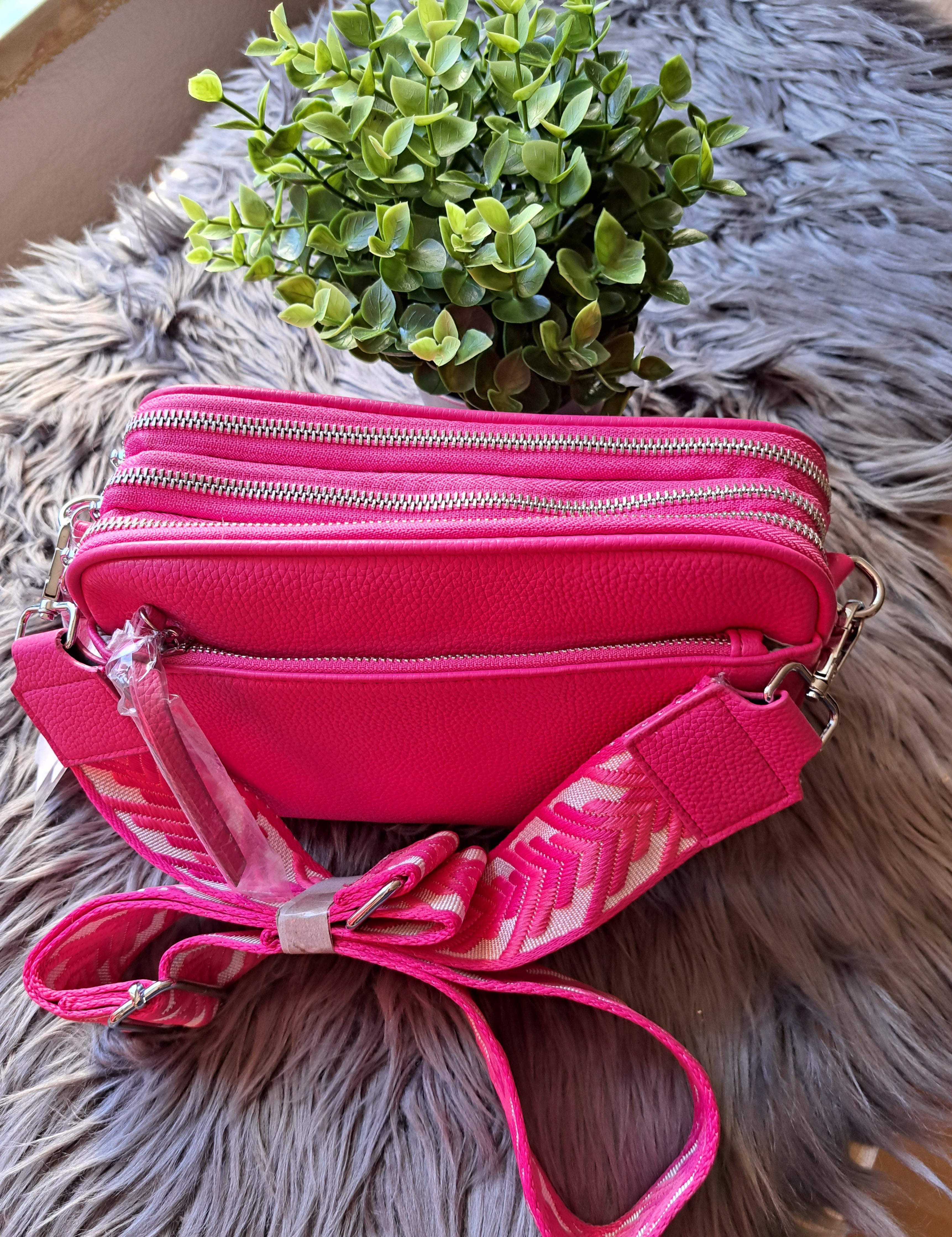 PAOLO BAGS Handtasche  Modell 14 Pink