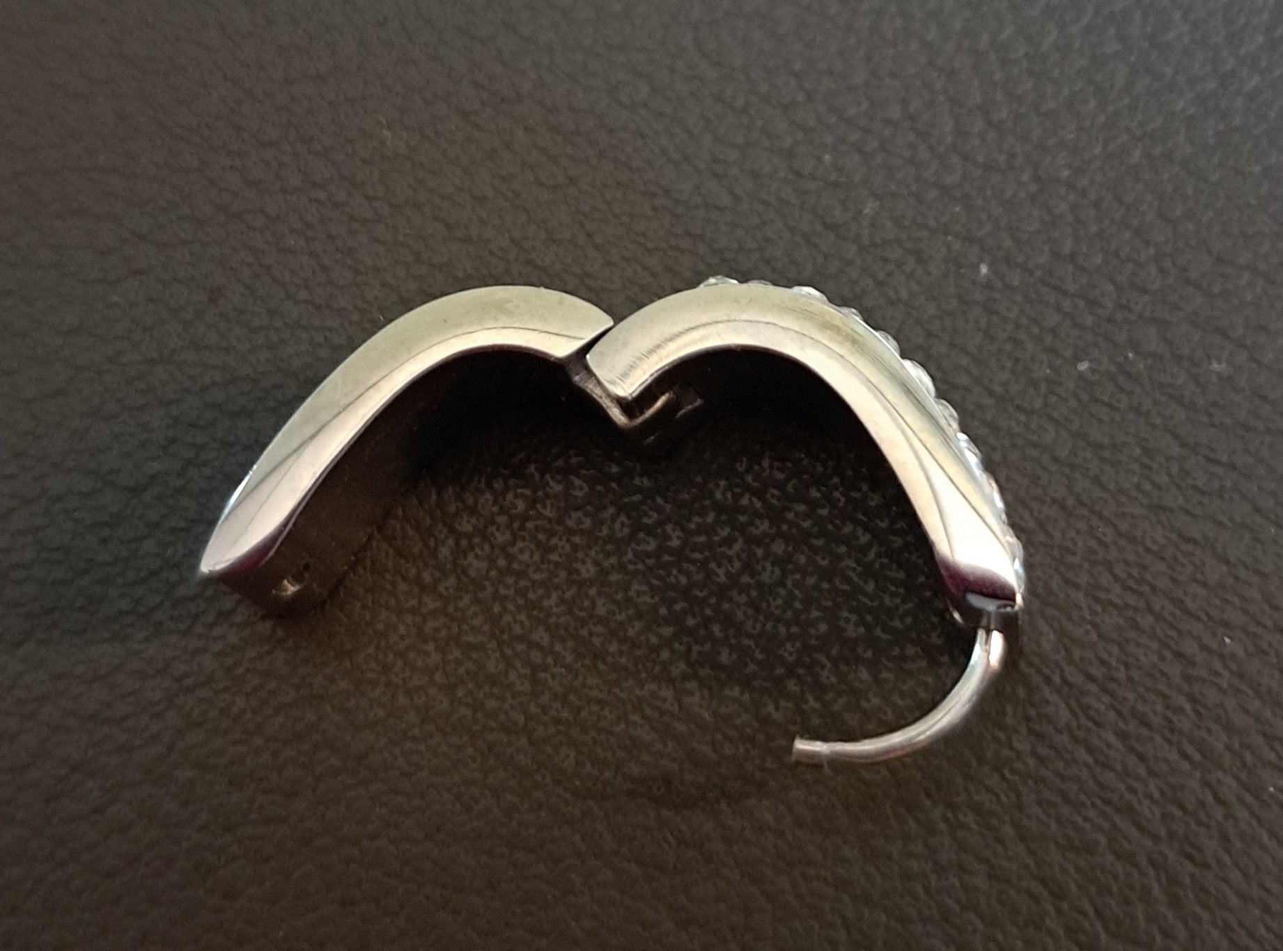 Edelstahl Strass Ohrringe