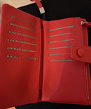 Geldbörse gross rot