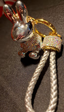 Schlüsselanhänger Hase Strass