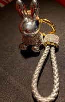 Schlüsselanhänger Hase Strass