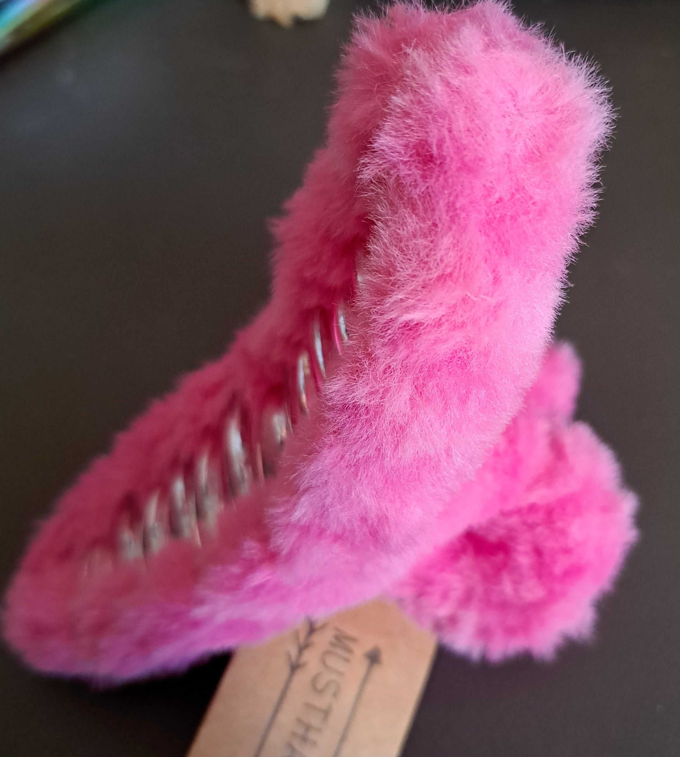 Haarklammer Teddy Pink