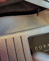 Geldbörse gross Silber