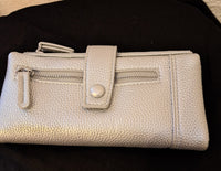 Geldbörse gross Silber