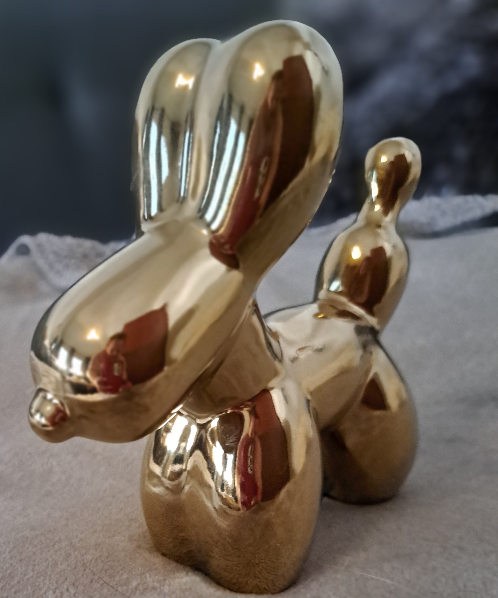 Keramik-Metallic Hunde