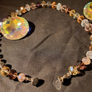 Perlen-Gitzerkette Multi hell