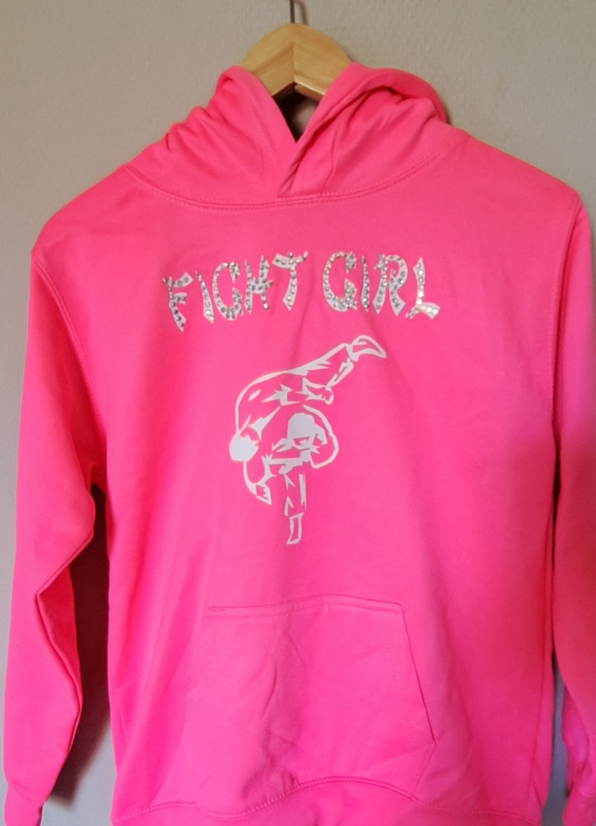 JUDO-HOODIE STRASS FIGHT GIRL 12/13 Jahre (152)