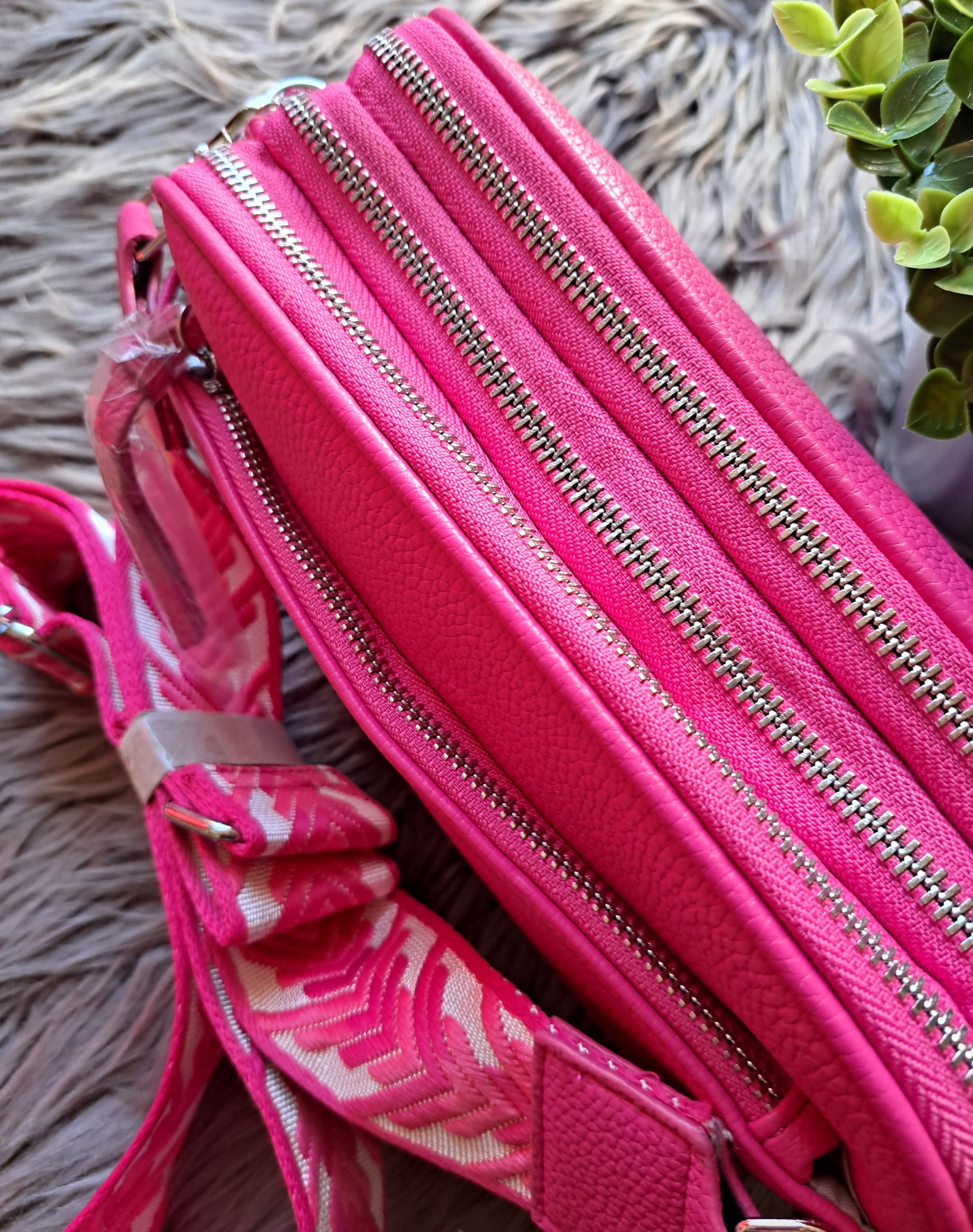 PAOLO BAGS Handtasche  Modell 14 Pink