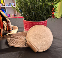 Handy-Handtasche mit Geldbörse Champagner