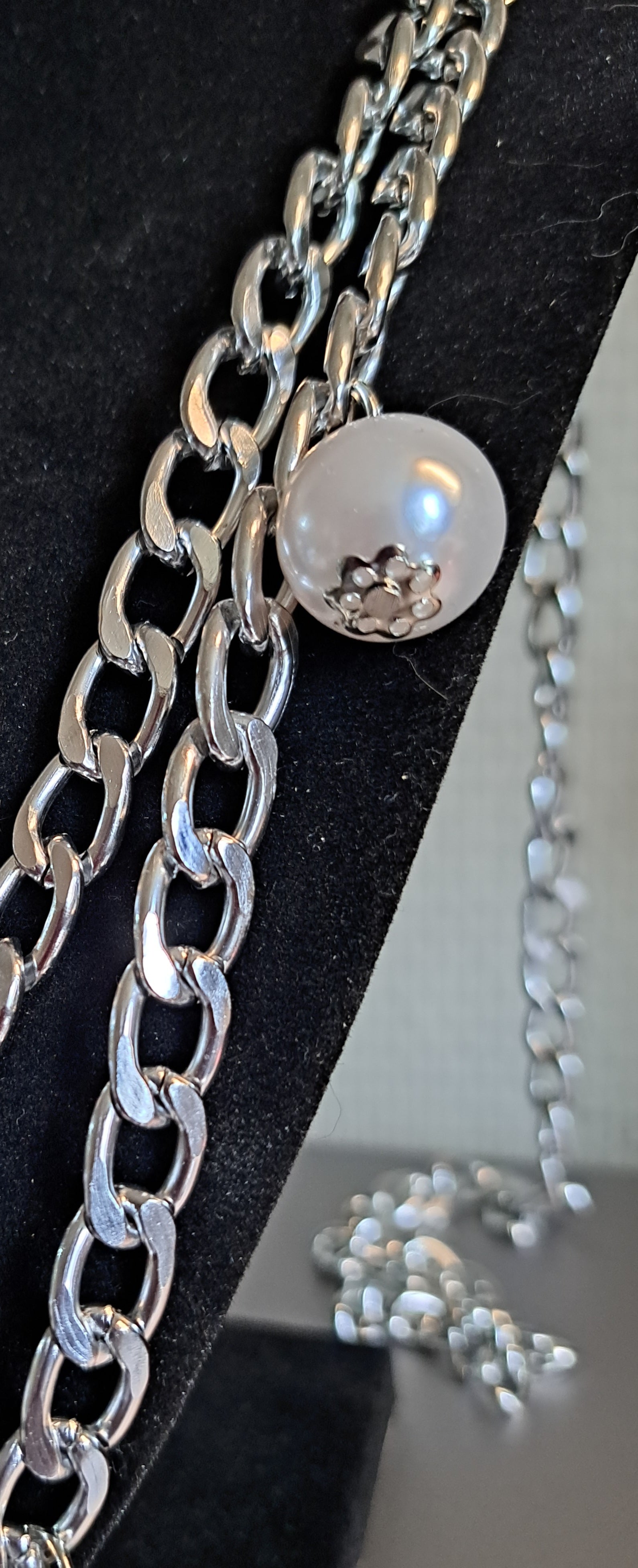 Long Kette mit Perlen Modell 06