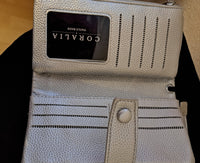 Geldbörse gross Silber