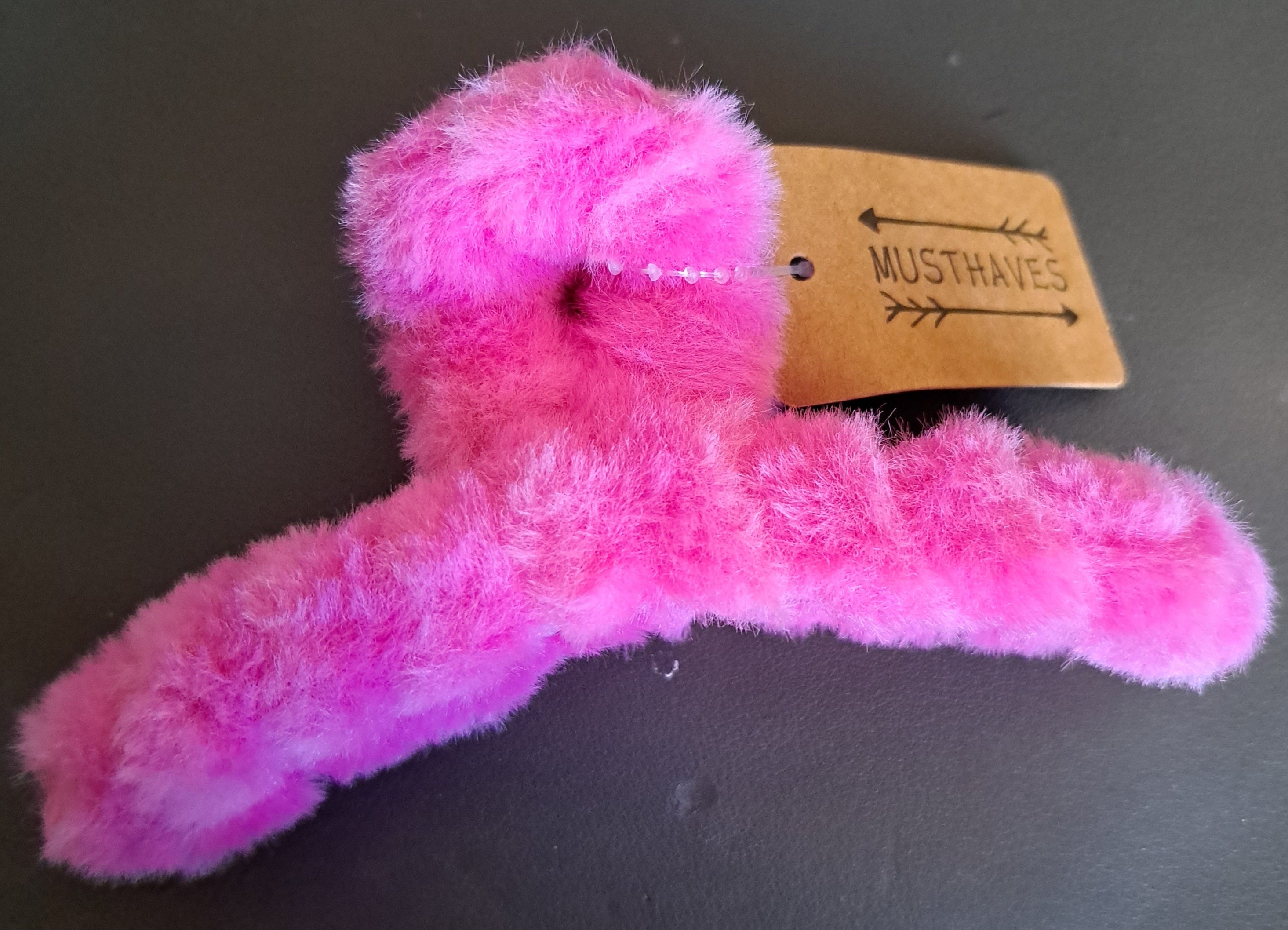 Haarklammer Teddy Pink