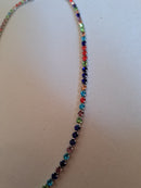 Halskette Strass-Multi Edelstahl Modell 1