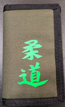 Judo Geldbörse grün