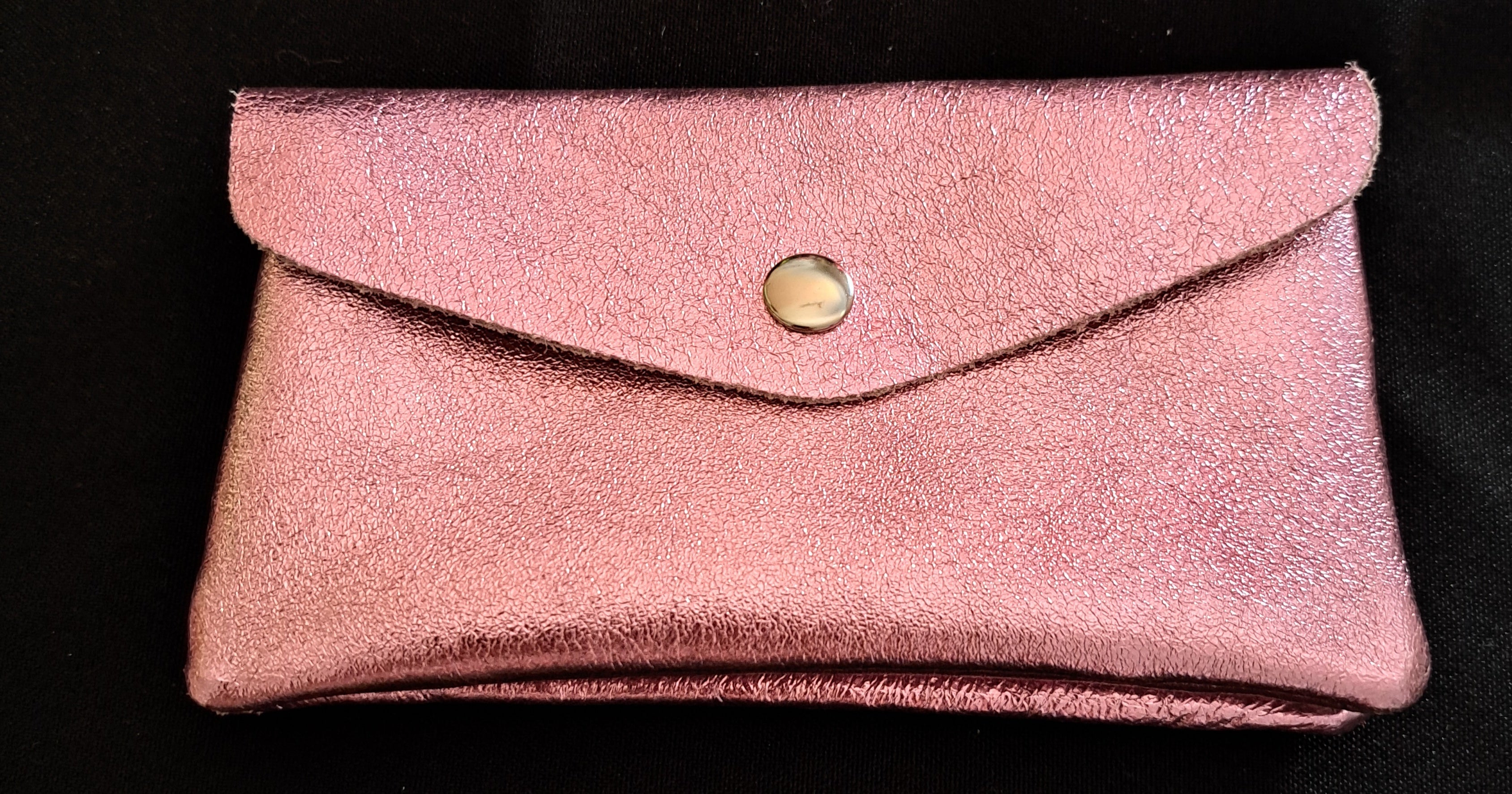 Geldbörse Metallic Rosa Modell 001
