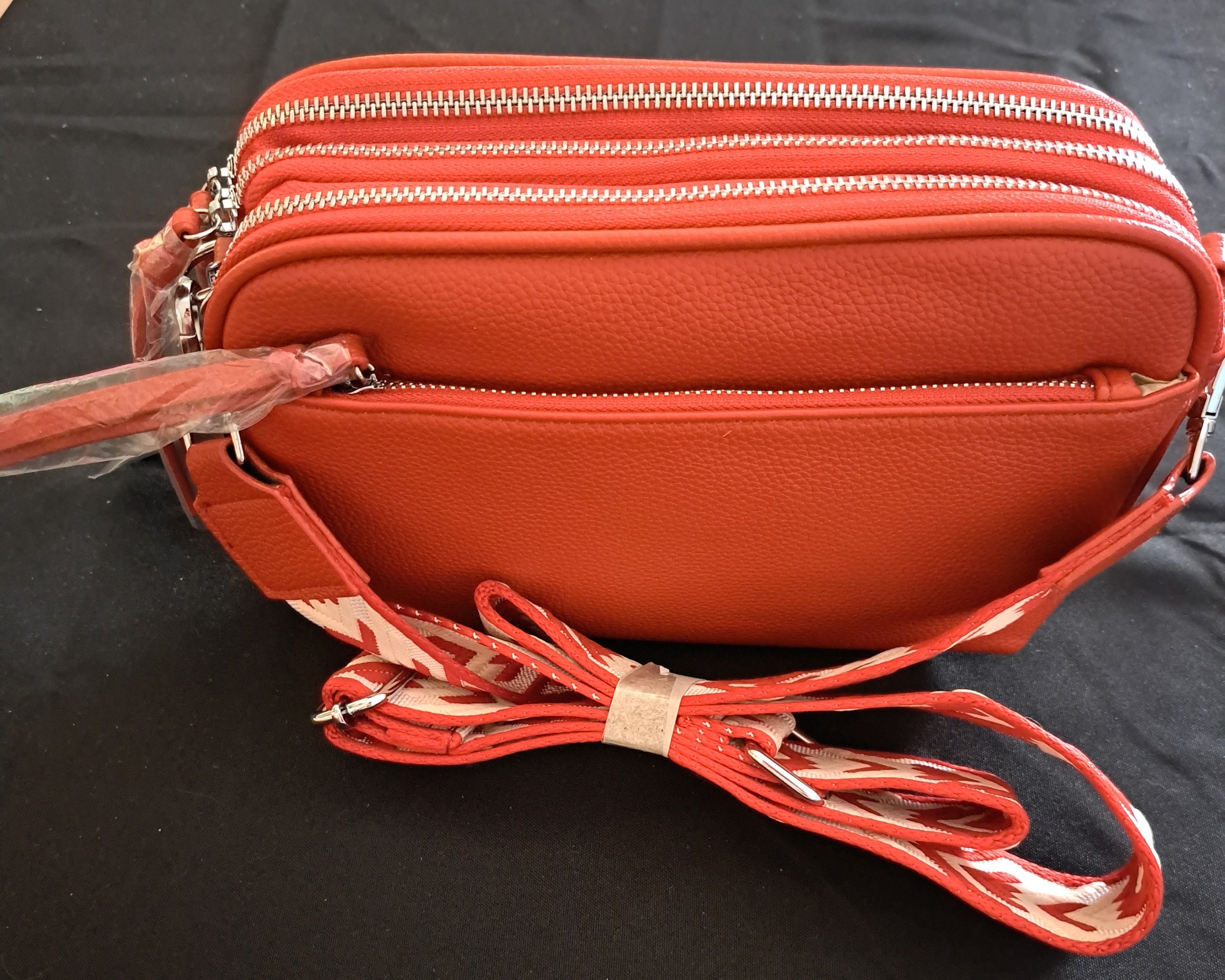 PAOLO BAGS HANDTASCHE Modell 14 Rot