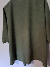 Glitzer Tunika Olive