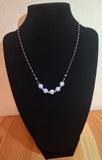 Perlenkette Edelstahlschmuck