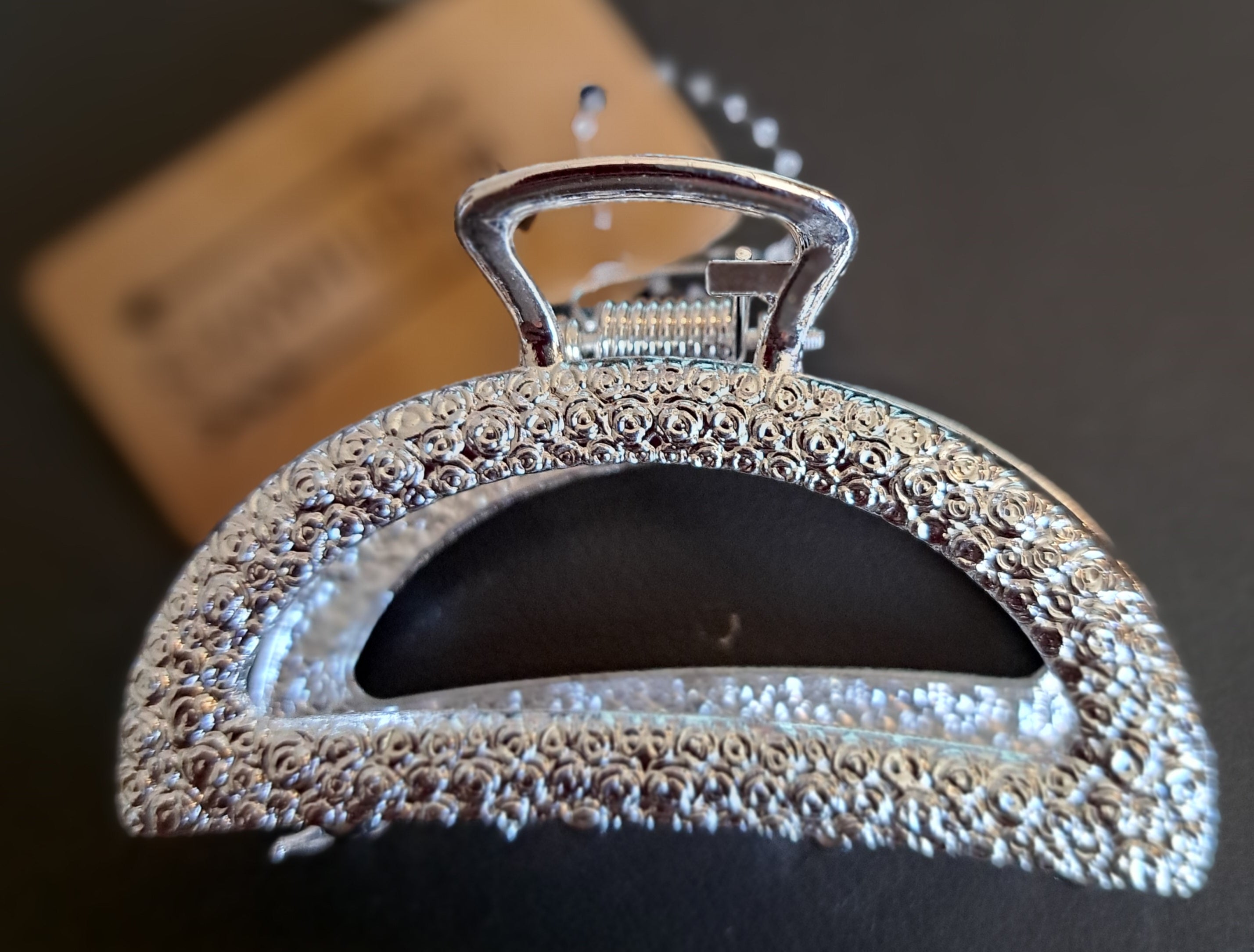 Haarklammer Silber