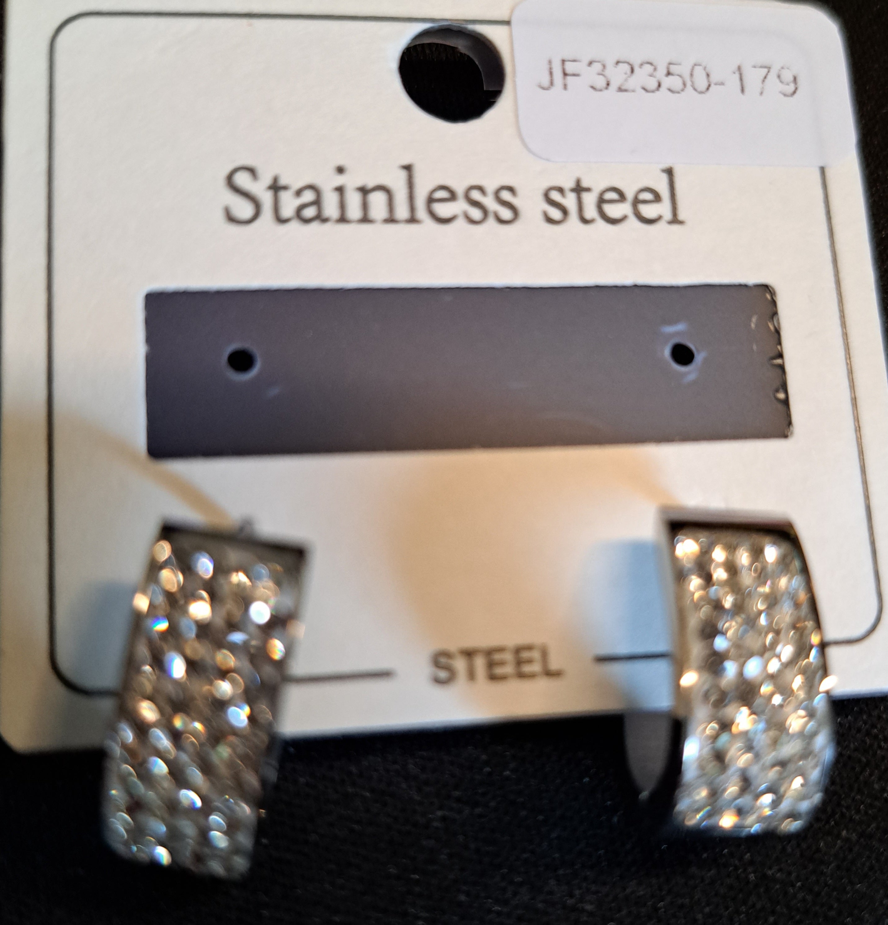 Edelstahl Strass Ohrringe