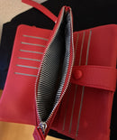 Geldbörse gross rot